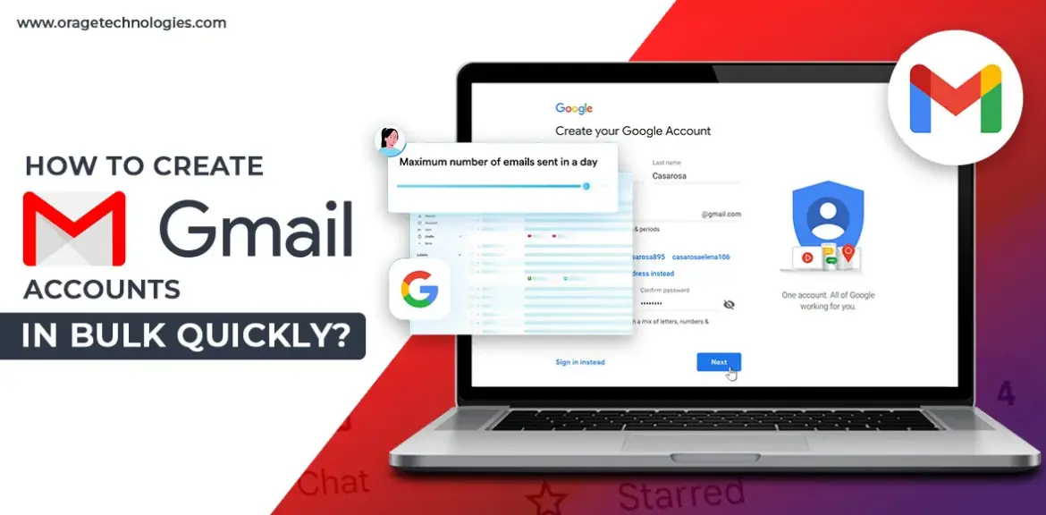 How to Create Gmail Accounts in Bulk Quickly?